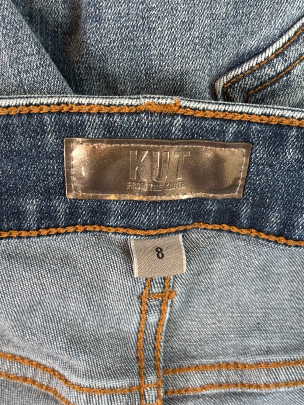 Kut From The Kloth Jeans Womens 8 Blue Natalie Fab Ab Boot Cut High Rise Denim - Picture 7 of 9
